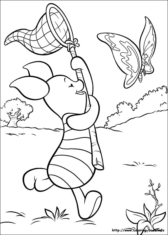 Winnie the Pooh coloring picture